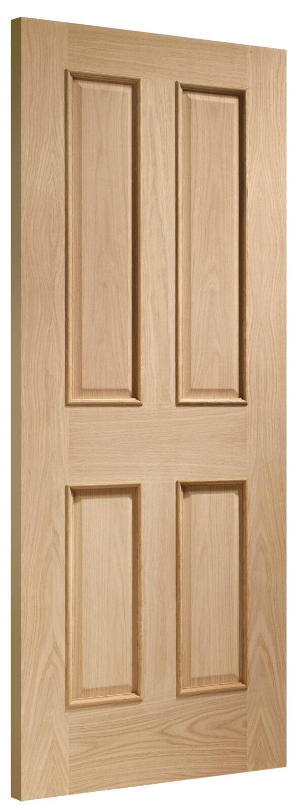 Internal Oak Victorian 4 Panel with Raised Mouldings - Image 2