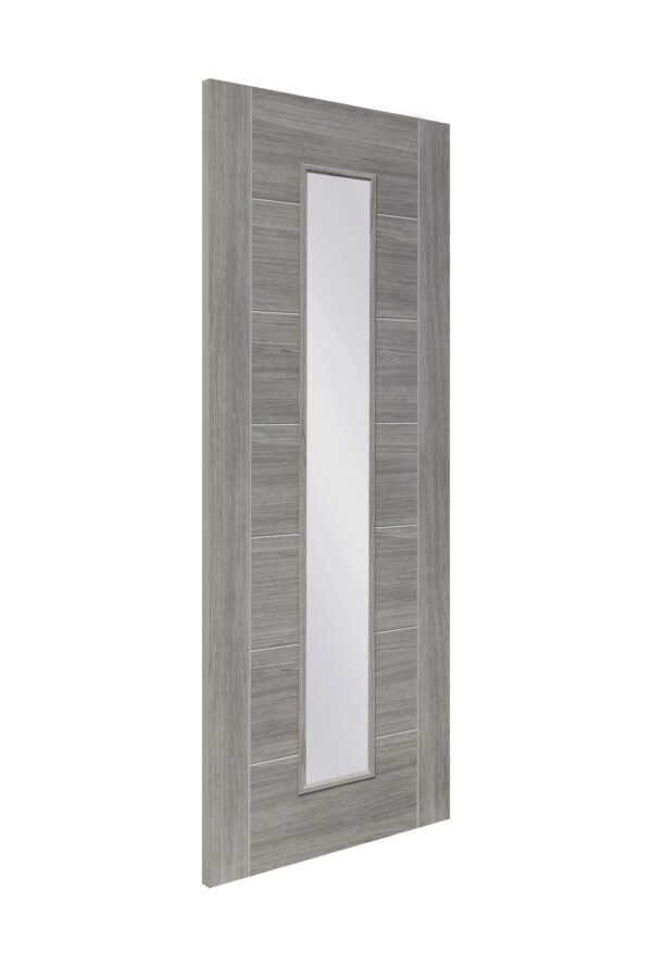 Internal Laminate White Grey Palermo with Clear Glass - Image 2