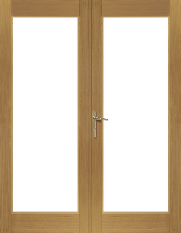 La Porte French Door In Pre-Finished External Oak (Brass Hardware) - Image 4