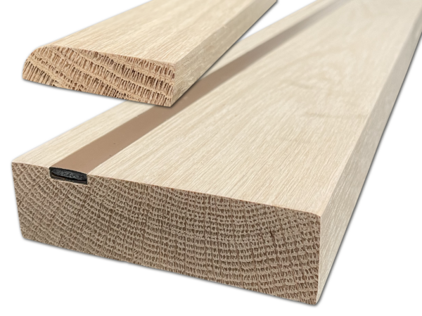 Internal Oak Fire Door Lining Set with Intumescent Strip - Image 4