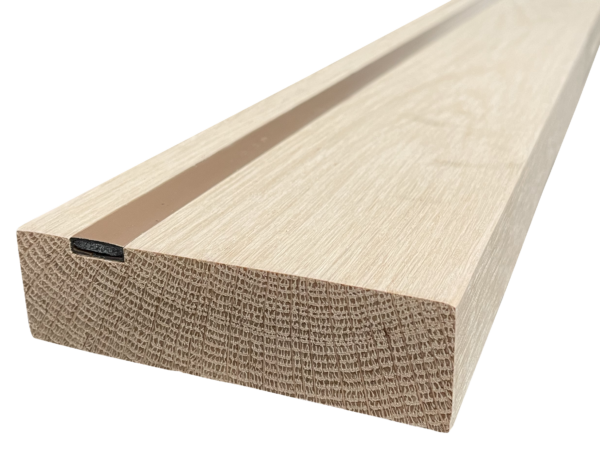 Internal Oak Fire Door Lining Set with Intumescent Strip - Image 2