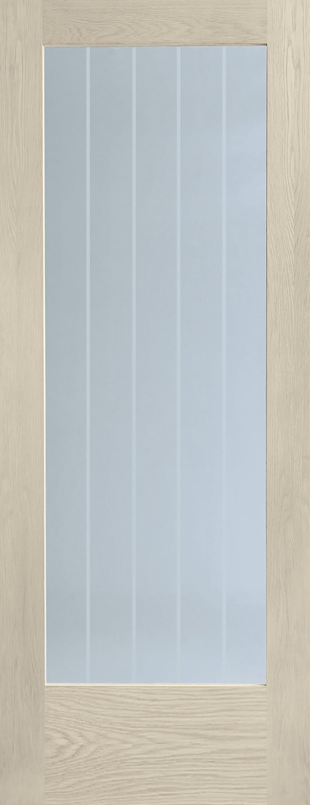 Internal Oak Suffolk Pattern 10 (Clear Etched Glass) – Blanco, 1981 x 686 x 35 mm