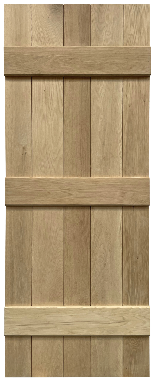 Rustic Oak Ledged Internal Door - Image 6