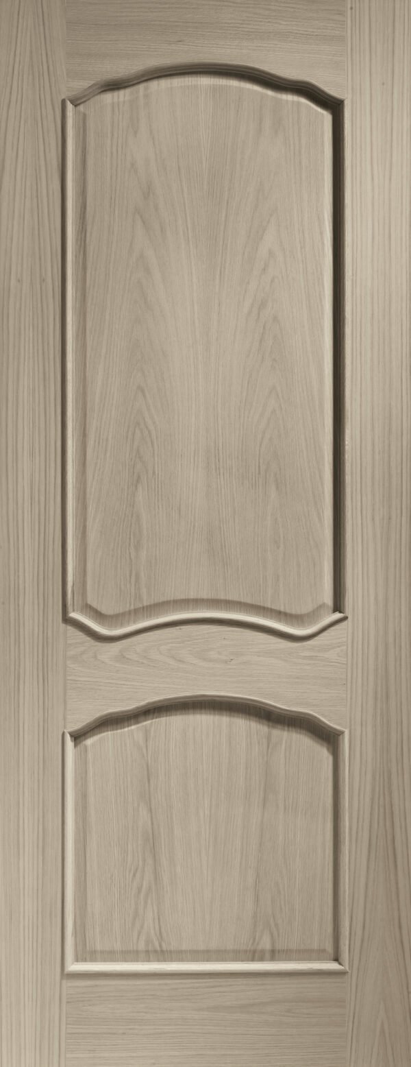 Internal Oak Louis Fire Door with Raised Mouldings - Image 8