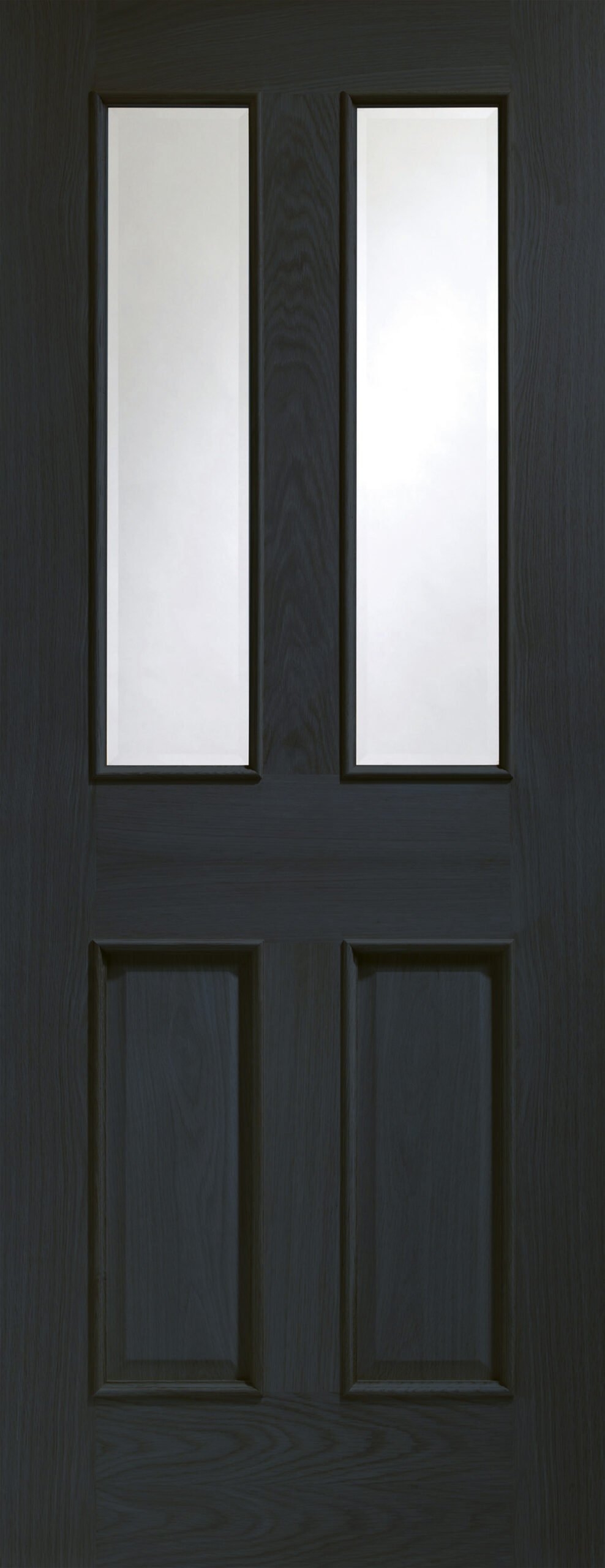 Malton With Raised Mouldings Internal Oak Door with Clear Bevelled Glass – Americano, 1981 x 838 x 35 mm