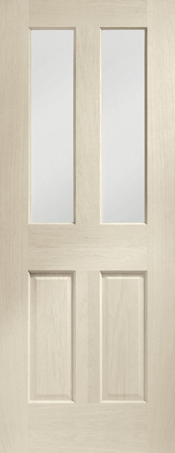 Internal Oak Malton Door with Clear Bevelled Glass - Image 19