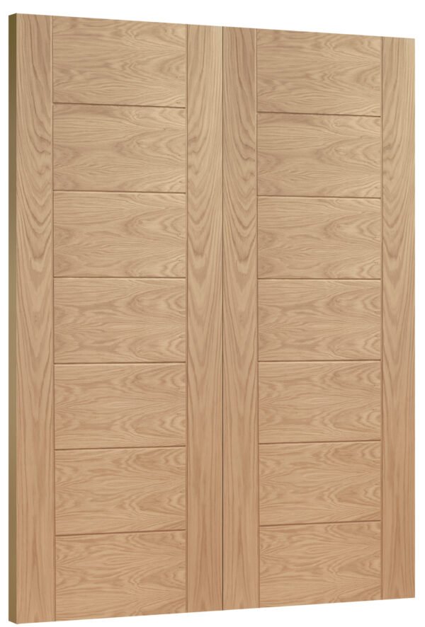 Palermo Internal Oak Rebated Door Pair - Image 2