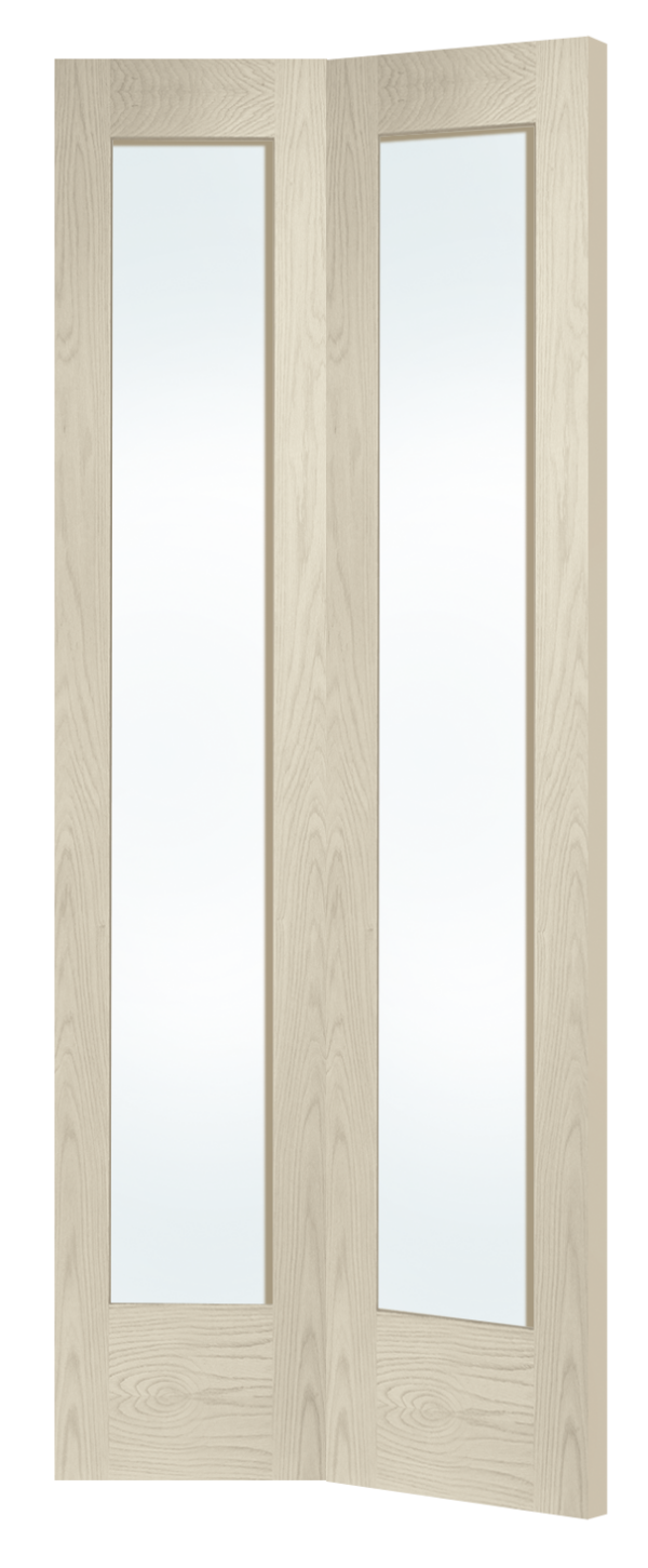 Internal Oak Pattern 10 Bi-Fold with Clear Glass - Image 5