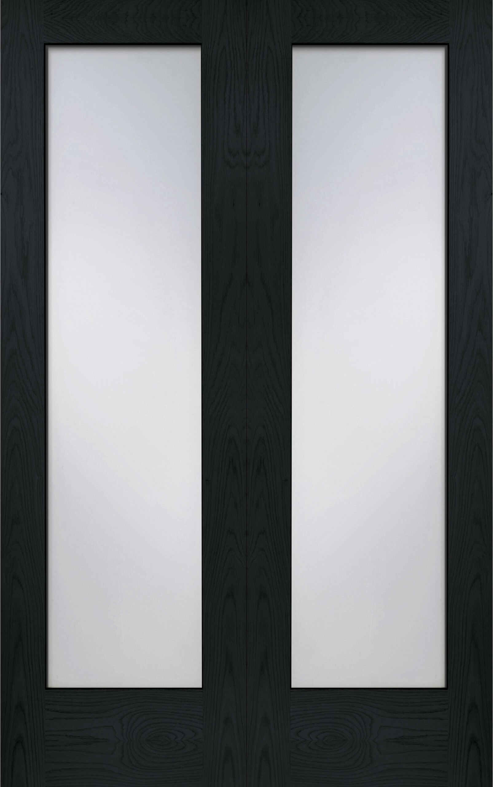 Internal Oak Pattern 10 Door Pair with Obscure Glass – Americano, 1981 x 1168 x 40 mm