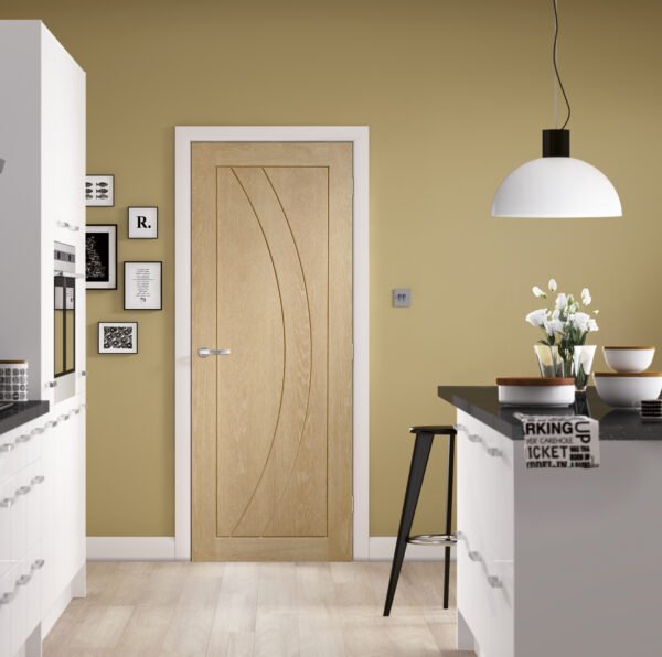 Internal Oak Salerno Fire Door - Image 5