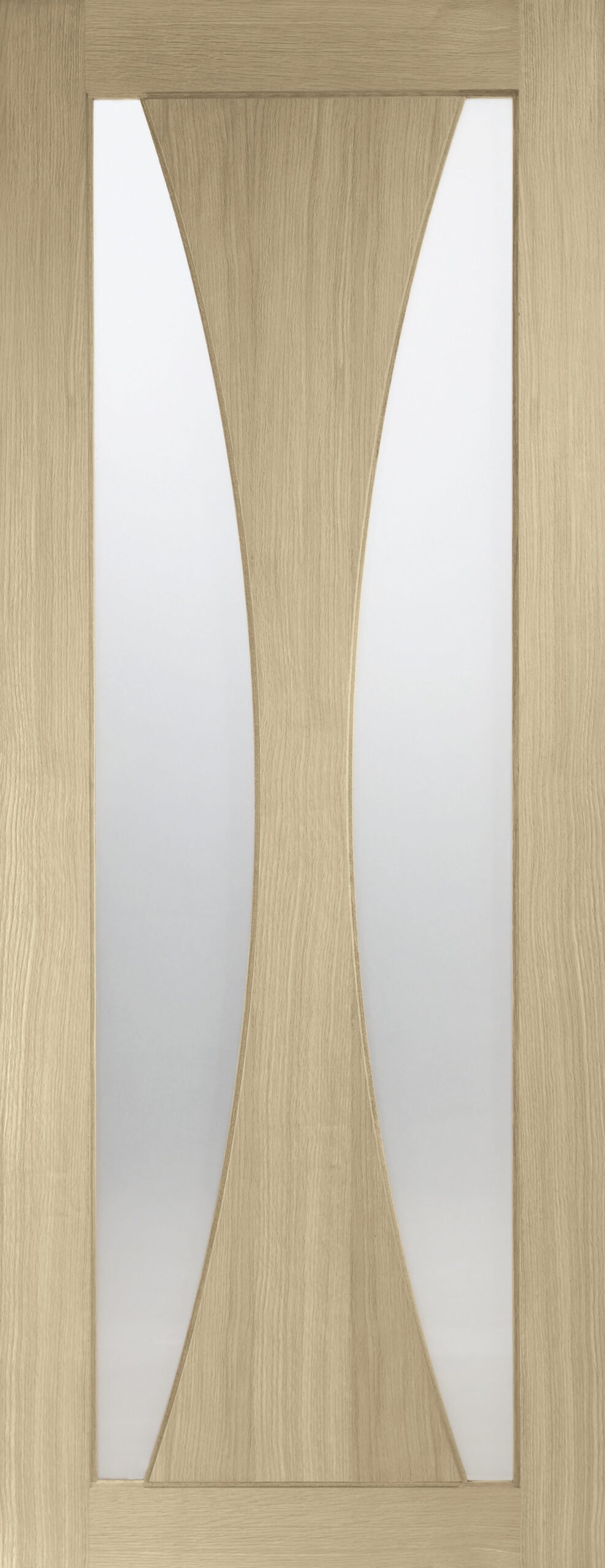 Internal Oak Verona with Obscure Glass – 1981 x 762 x 35 mm, Latte