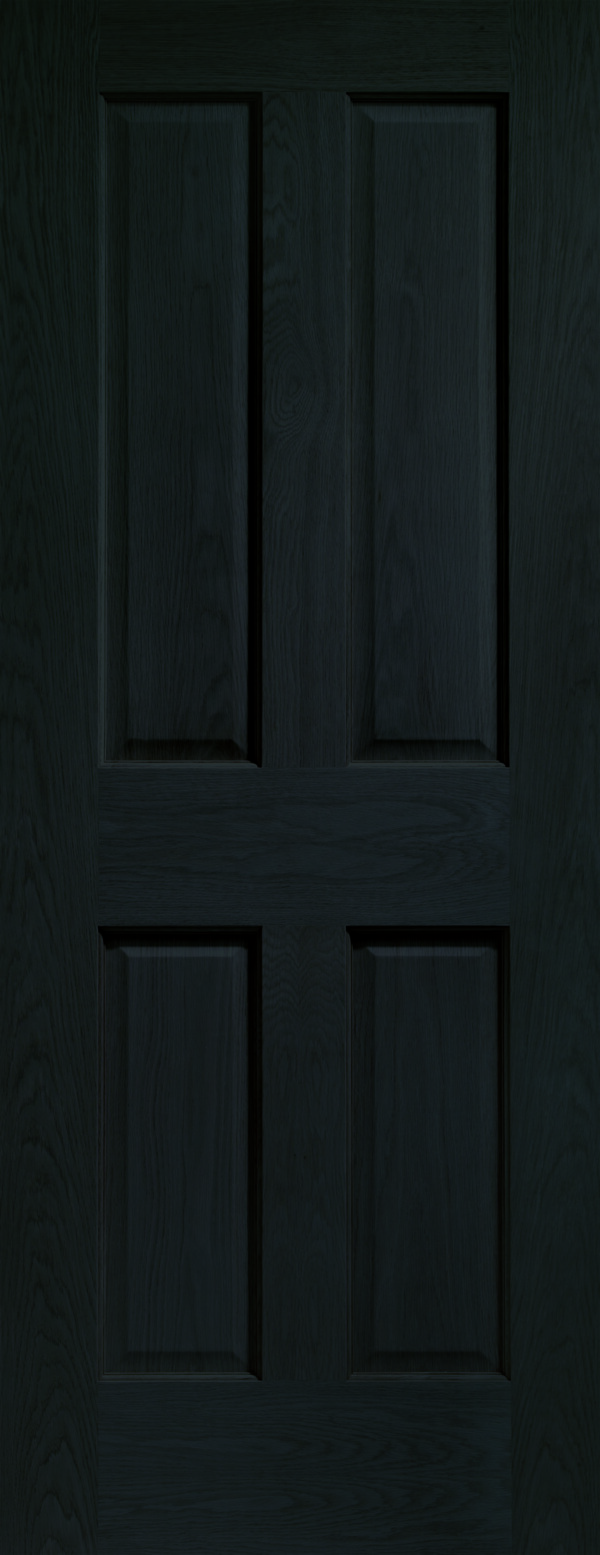 Internal Oak Victorian 4 Panel Fire Door - Image 14