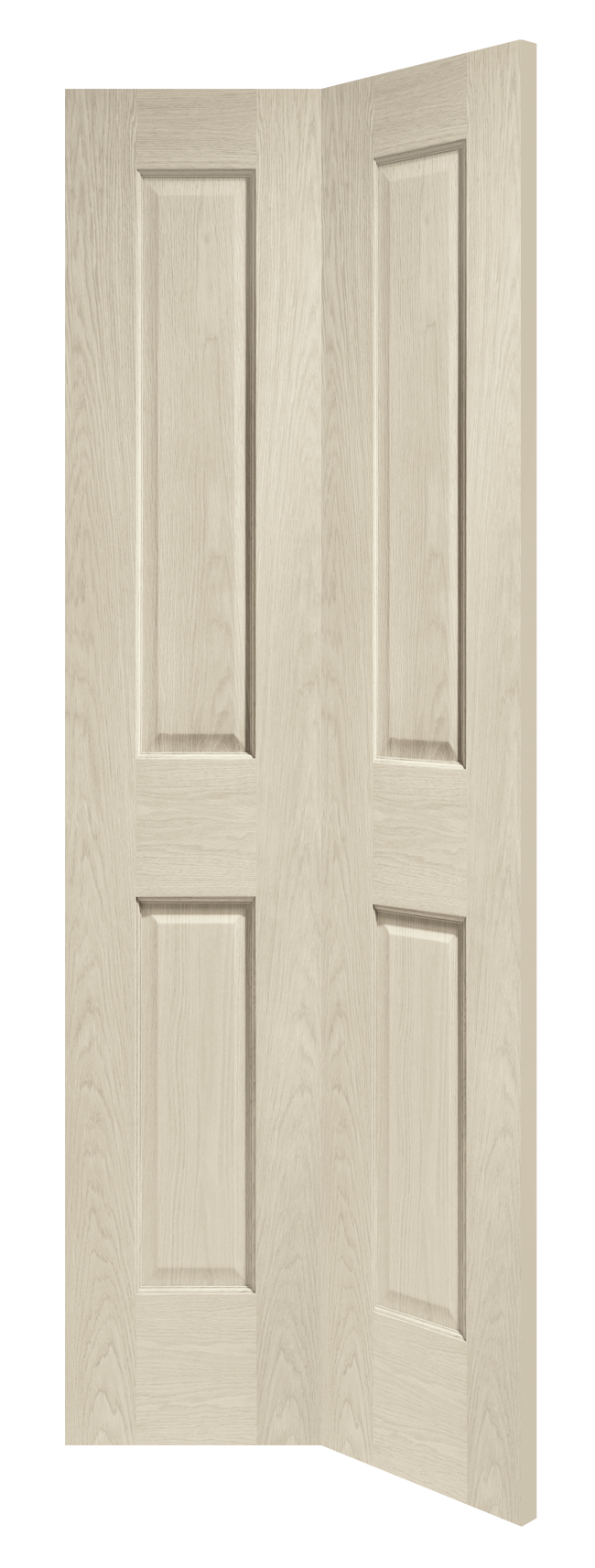 Internal Oak Victorian 4 Panel Bi-Fold Door – Blanco, 1981 x 762 x 35 mm