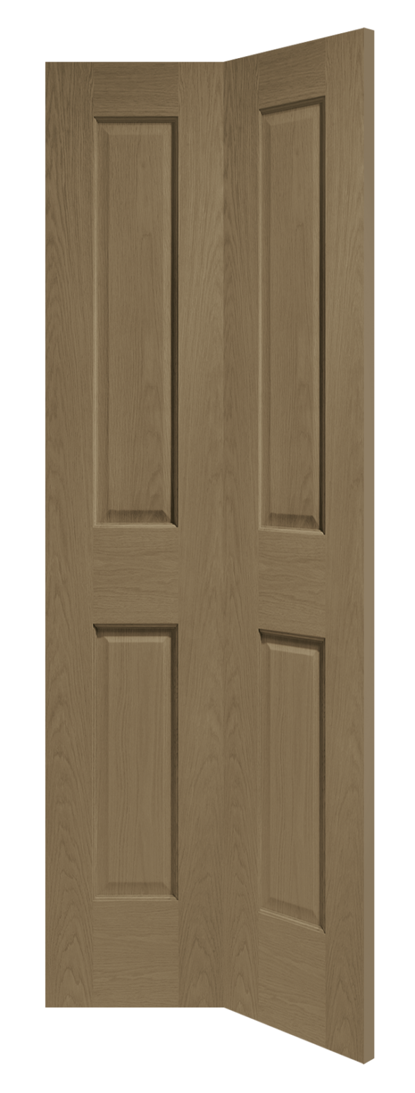 Internal Oak Victorian 4 Panel Bi-Fold Door - Image 15