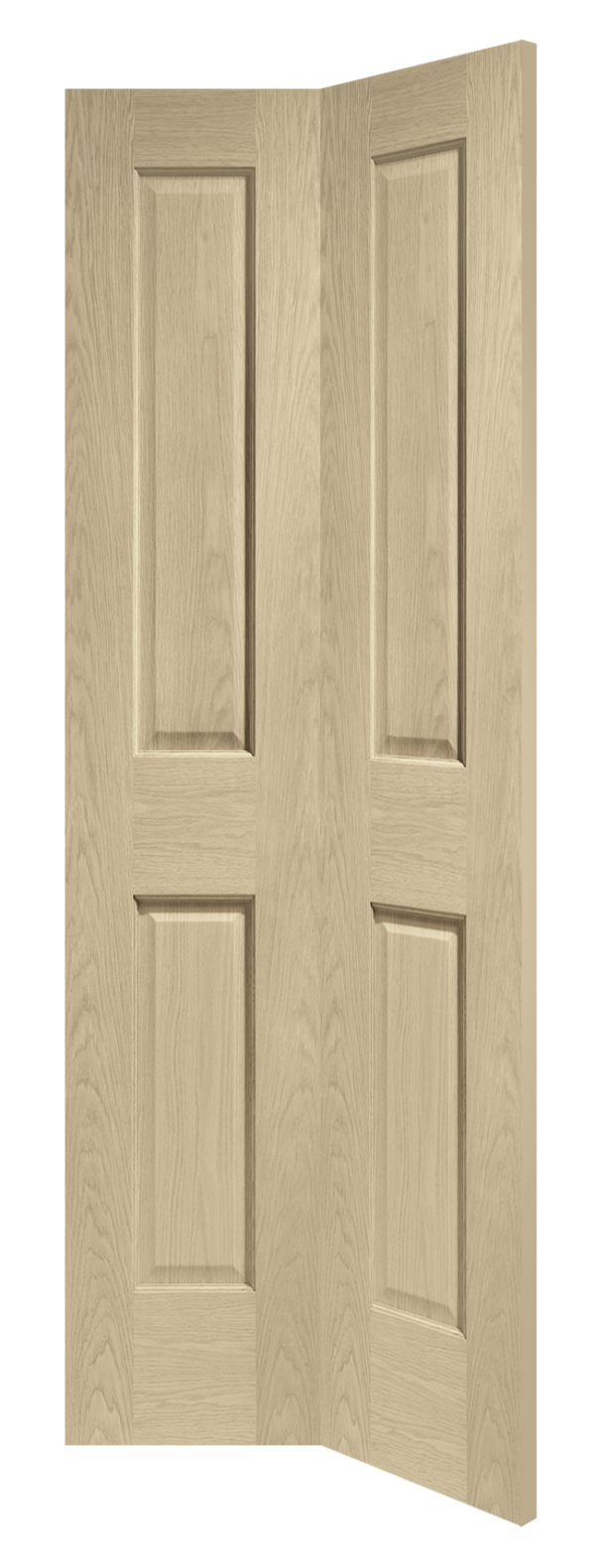 Internal Oak Victorian 4 Panel Bi-Fold Door - Image 12