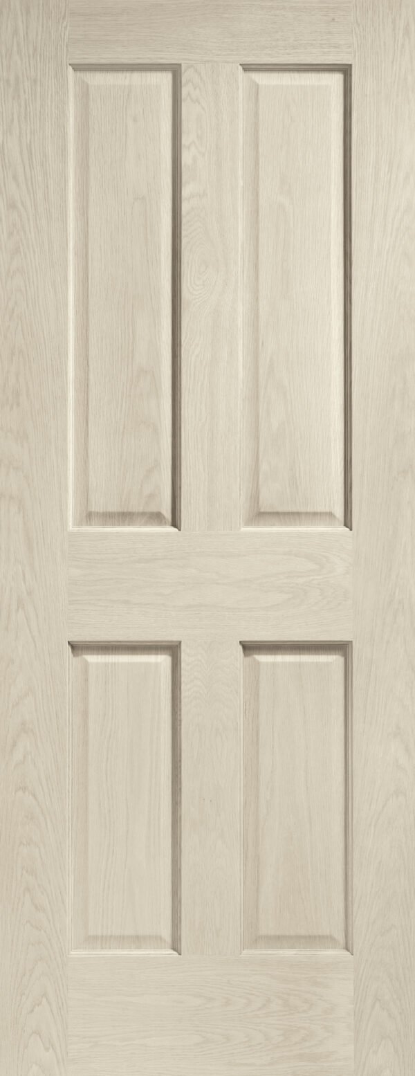 Internal Oak Victorian 4 Panel Door - Image 12