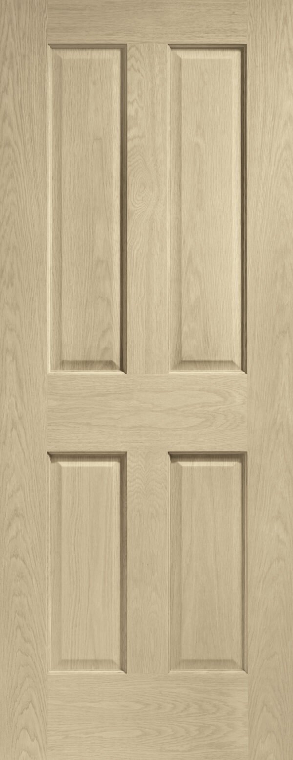 Internal Oak Victorian 4 Panel Door - Image 17