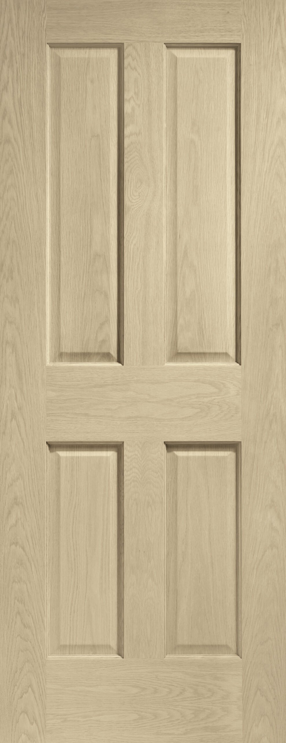 Internal Oak Victorian 4 Panel Door – Latte, 1981 x 686 x 35 mm