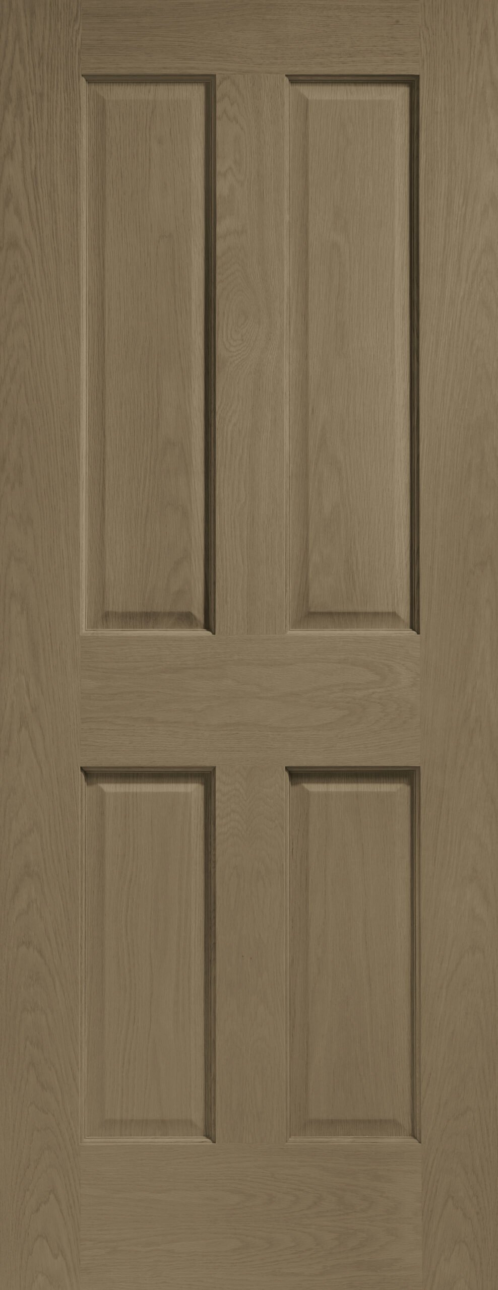 Internal Oak Victorian 4 Panel Door – Cappuccino, 1981 x 686 x 35 mm