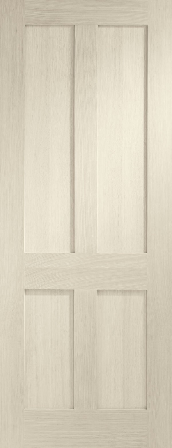 Victorian Shaker 4 Panel Internal Oak Fire Door - Image 12