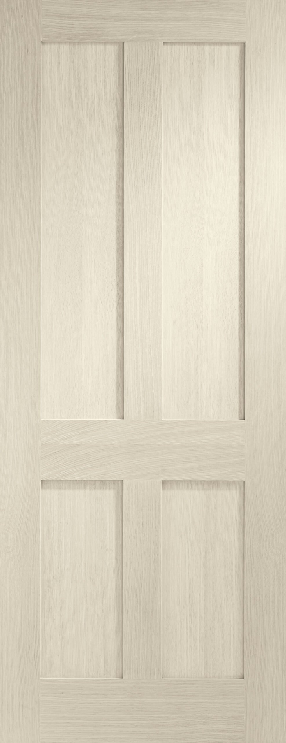 Victorian Shaker 4 Panel Internal Oak Fire Door – 1981 x 838 x 44 mm, Blanco