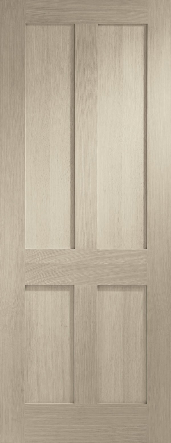 Victorian Shaker 4 Panel Internal Oak Fire Door - Image 9