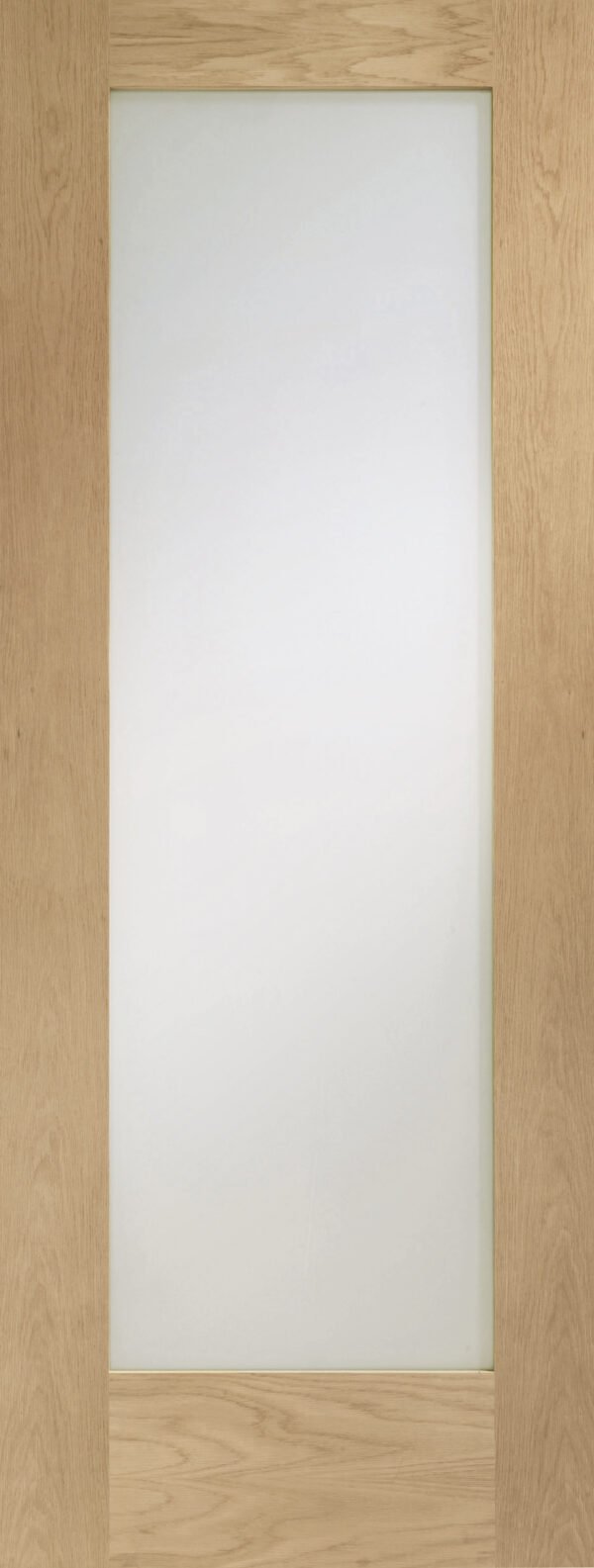 Internal Oak Pattern 10 with Clear Glass Fire Door - Image 11