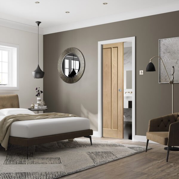 Worcester Internal Oak Door - Image 3