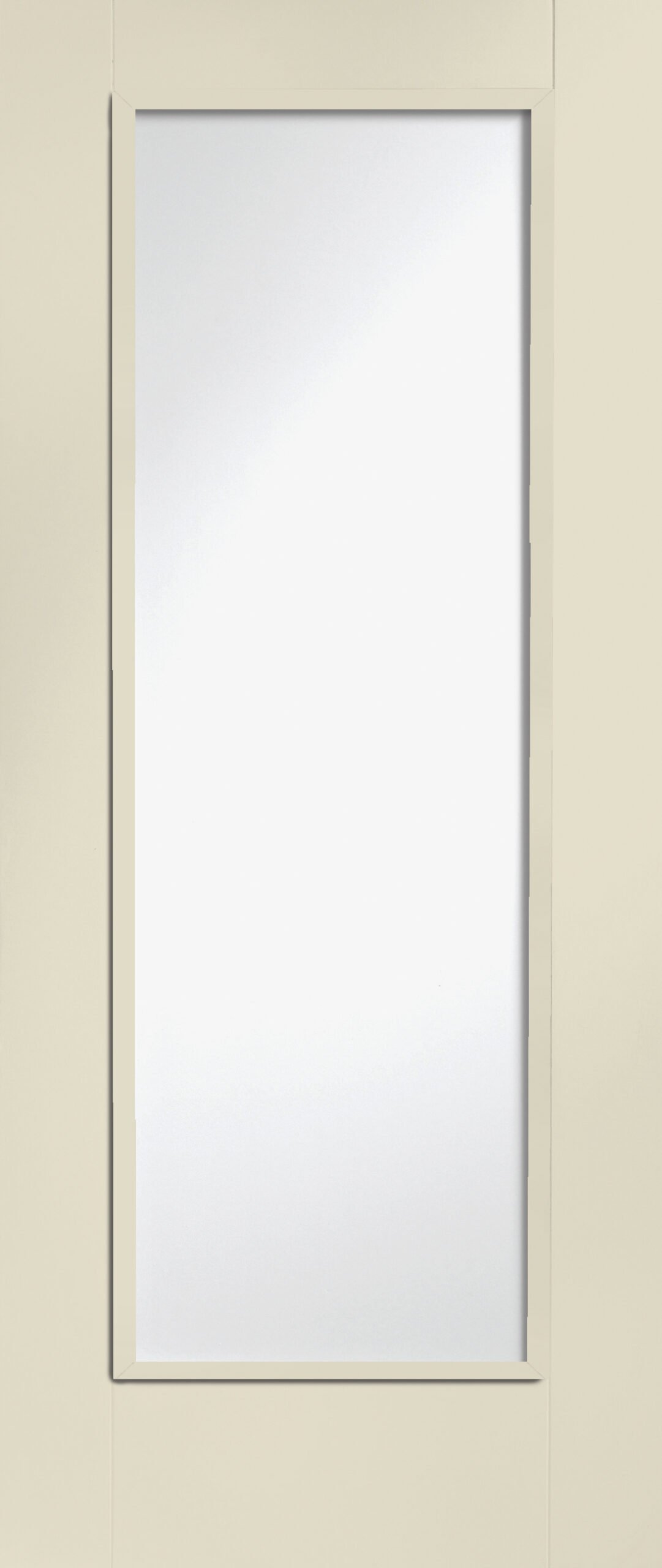 Internal White Primed Pattern 10 Fire Door with Clear Glass – 1981 x 686 x 44 mm, Chantilly