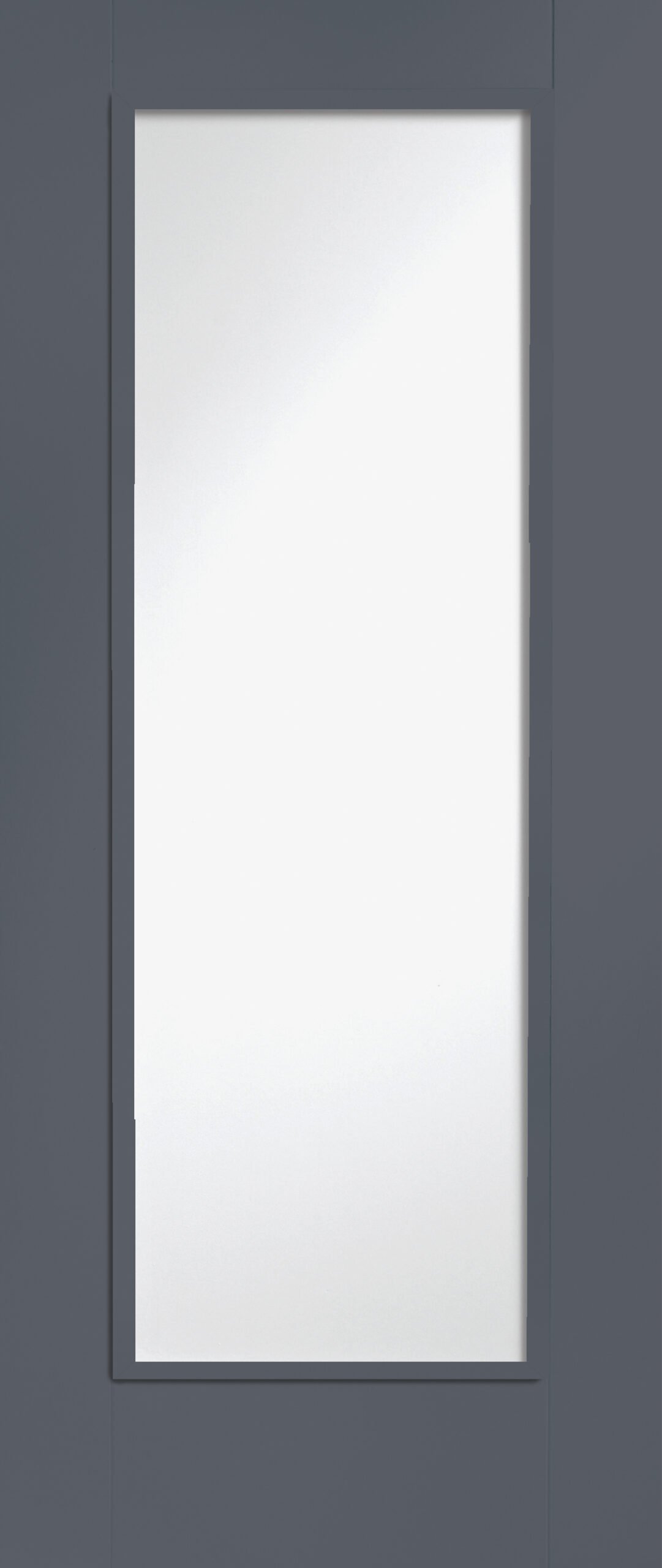 Internal White Primed Pattern 10 Fire Door with Clear Glass – 2032 x 813 x 44 mm, Cinder