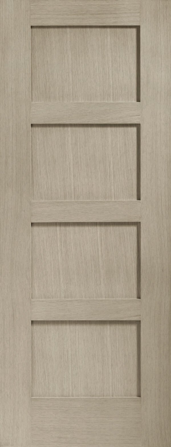 Internal Oak Shaker 4 Panel Door - Image 8