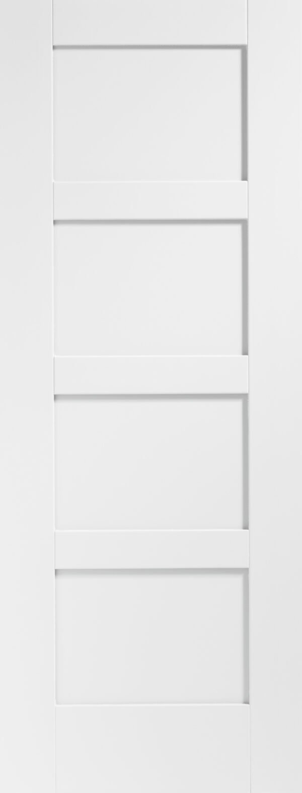 Shaker 4 Panel Internal White Primed Fire Door - Image 7