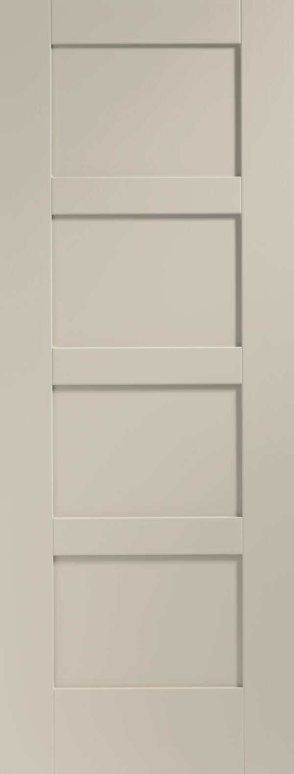 Shaker 4 Panel Internal White Primed Door - Image 8