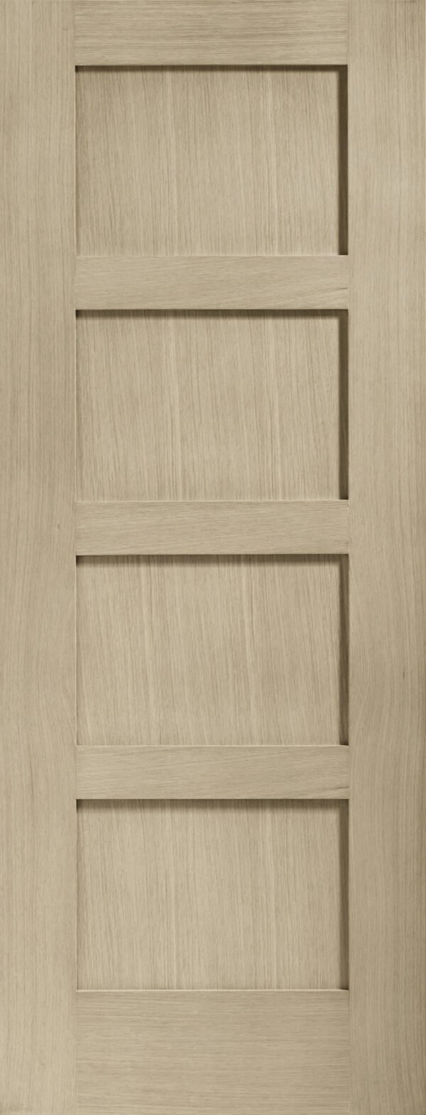 Internal Oak Shaker 4 Panel Door - Image 9