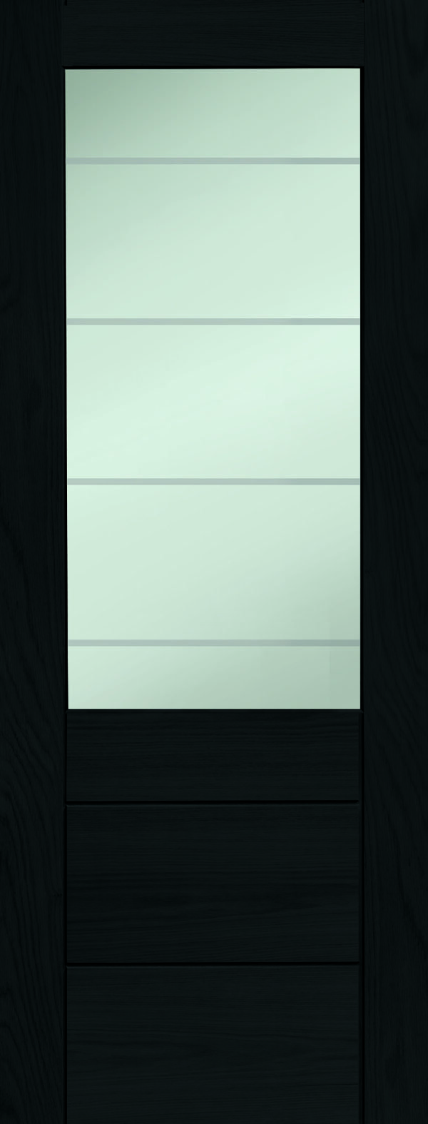 Palermo 2XG Internal Oak Fire Door with Clear Etched Glass - Image 5