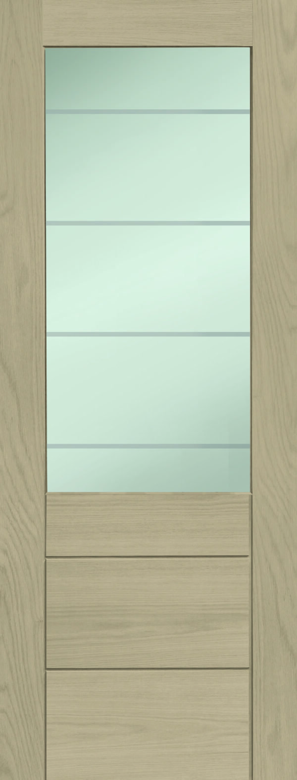 Palermo 2XG Internal Oak Fire Door with Clear Etched Glass - Image 9