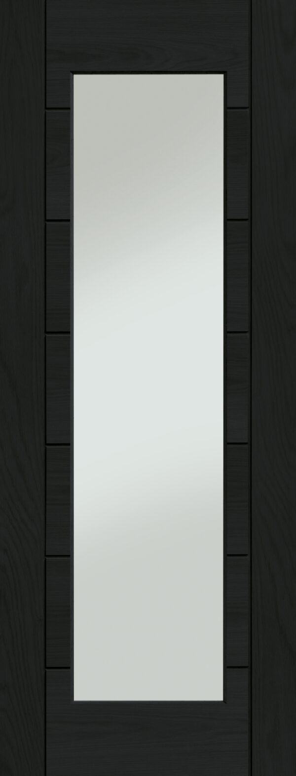 Palermo Original 1 Light Internal Oak Fire Door with Clear Glass (wide) - Image 7