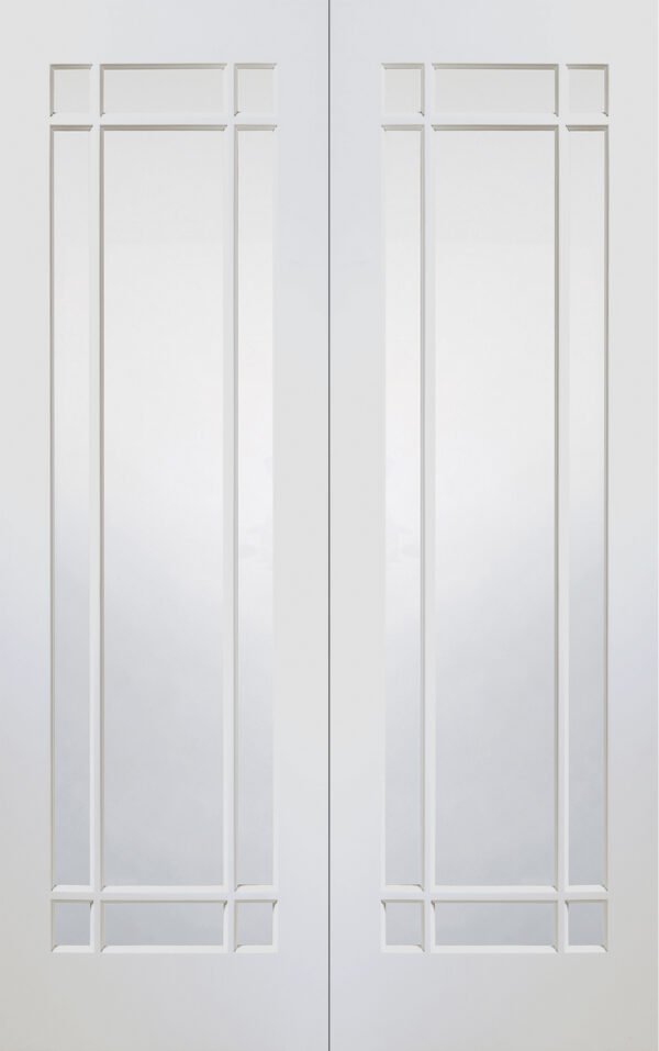 Internal White Primed Cheshire Pair with Clear Glass - Image 11