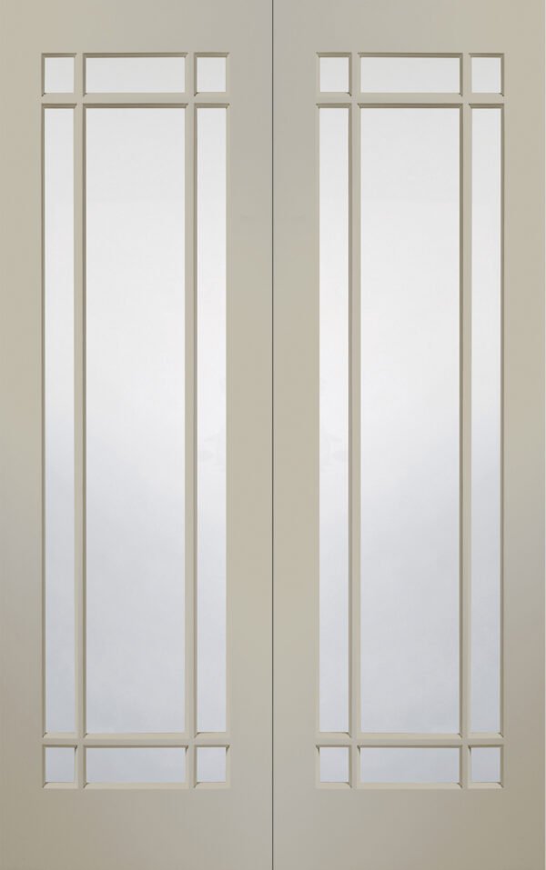 Internal White Primed Cheshire Pair with Clear Glass - Image 8