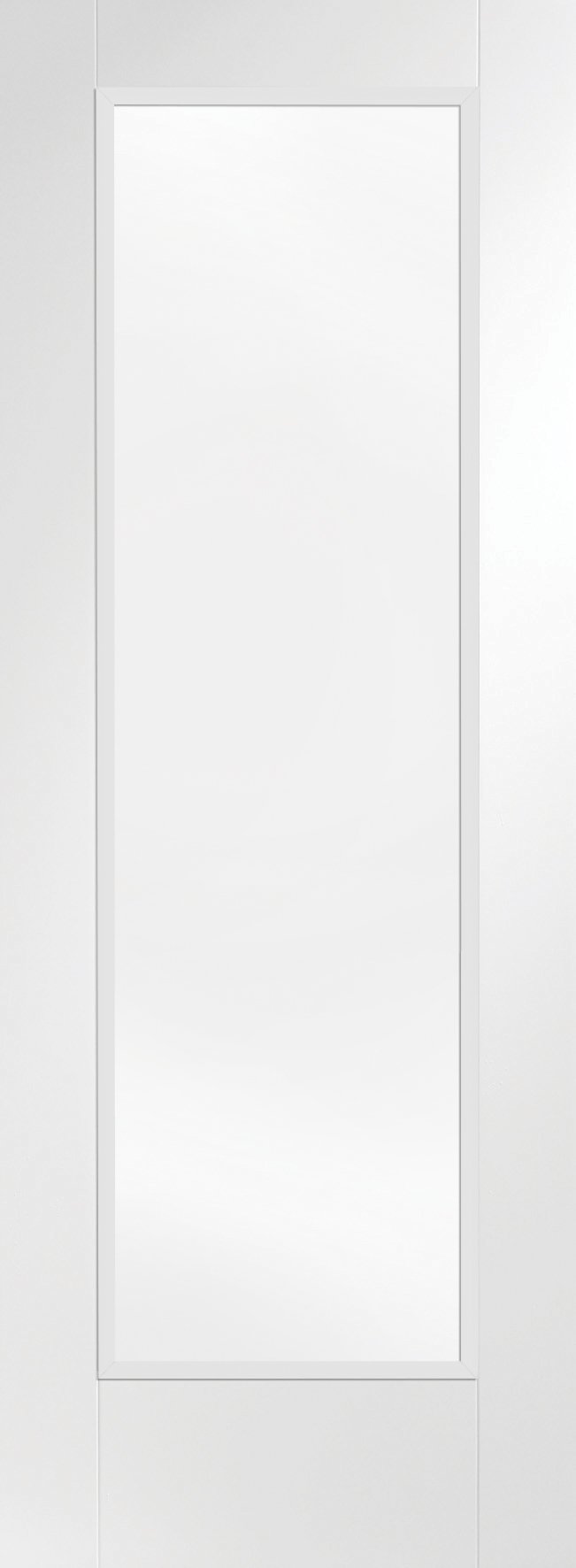 Internal White Primed Pattern 10 Fire Door with Clear Glass – 1981 x 838 x 44 mm, White Primed