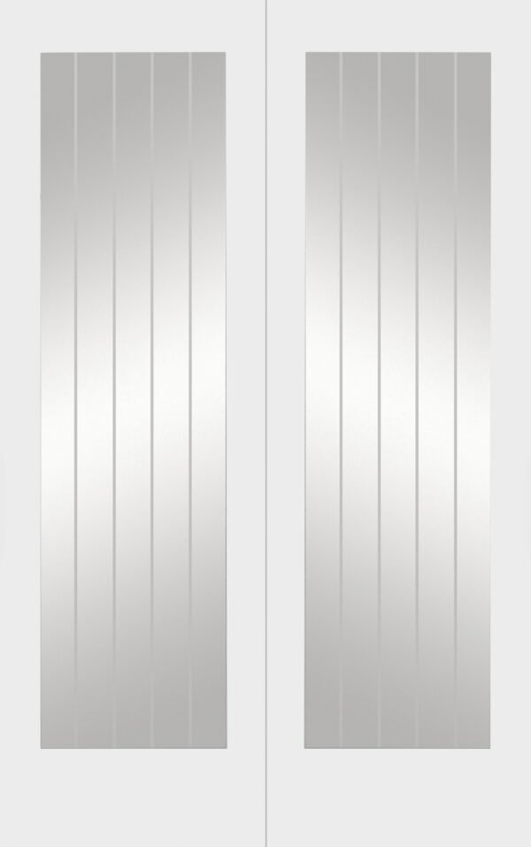 Internal White Primed Suffolk 1L Pair (Clear Etched Glass) - Image 11