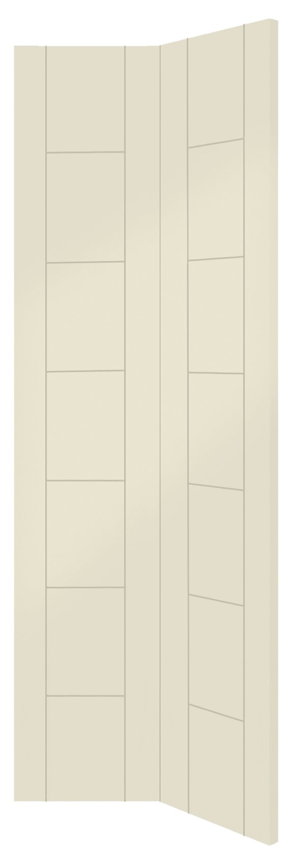 Palermo Internal White Primed Bi-Fold Door – Chantilly, 1981 x 686 x 35 mm