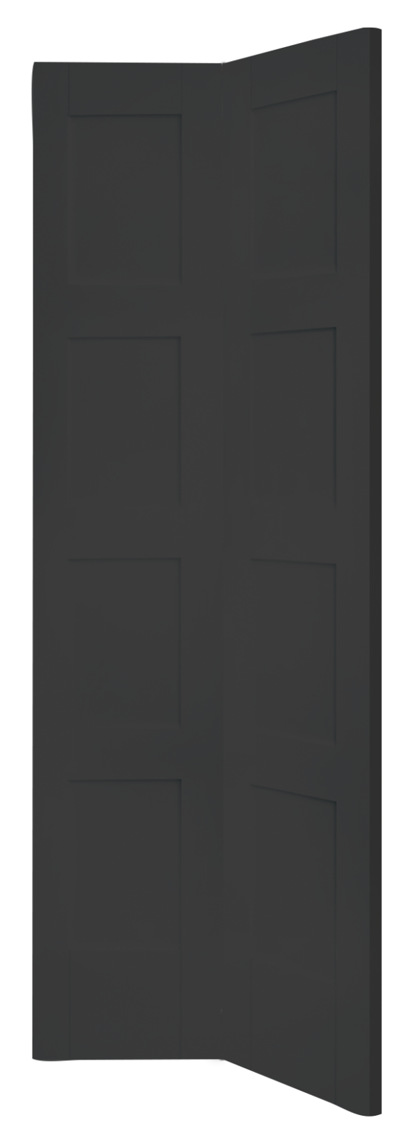 Shaker 4 Panel Bi-Fold Internal White Primed Door - Image 4