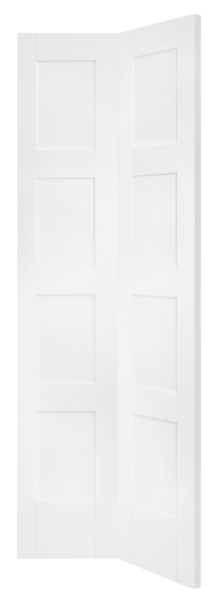 Shaker 4 Panel Bi-Fold Internal White Primed Door