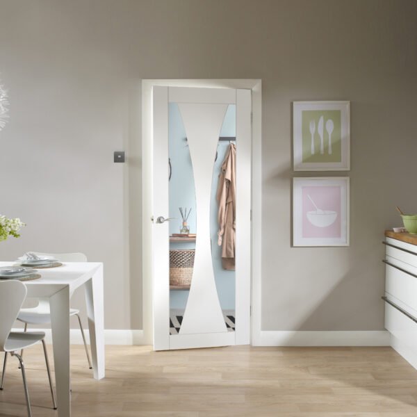 Internal White Primed Verona with Clear Glass - Image 3