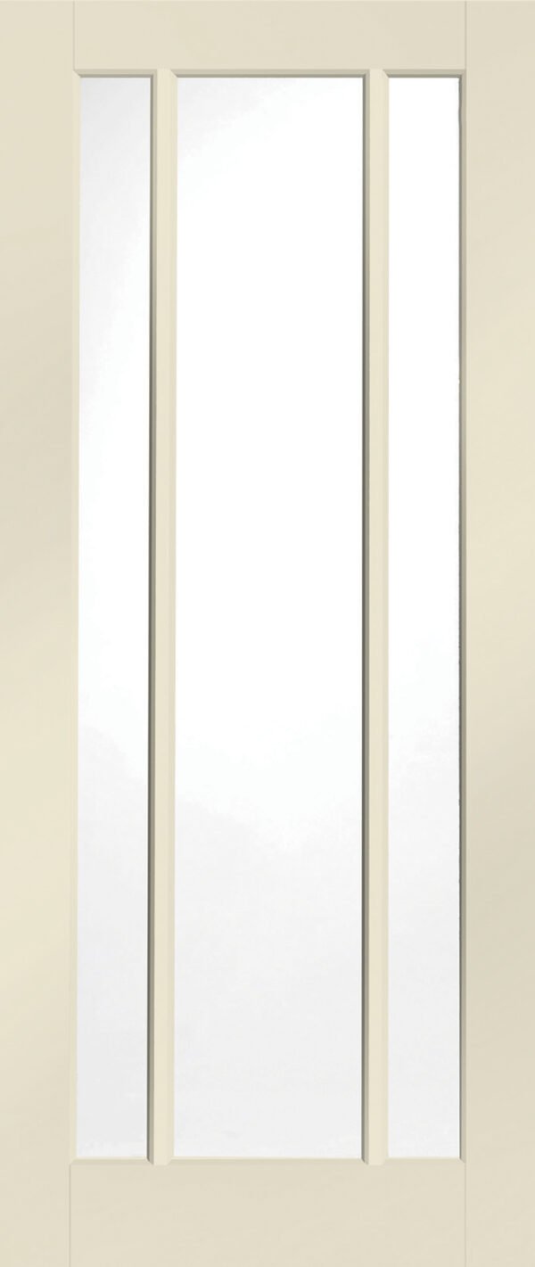 Internal White Primed Worcester Door with Clear Glass - Image 6