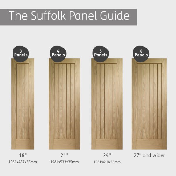 Suffolk Essential Internal Oak Fire Door - Image 6