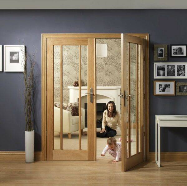 Oak Pair Maker in Contemporary Style for Metric Sized Doors - Image 2