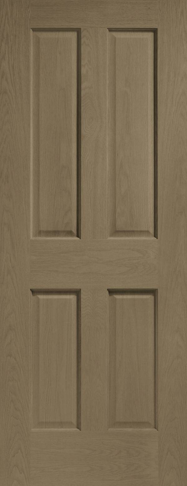 Internal Oak Victorian 4 Panel Door - Image 16
