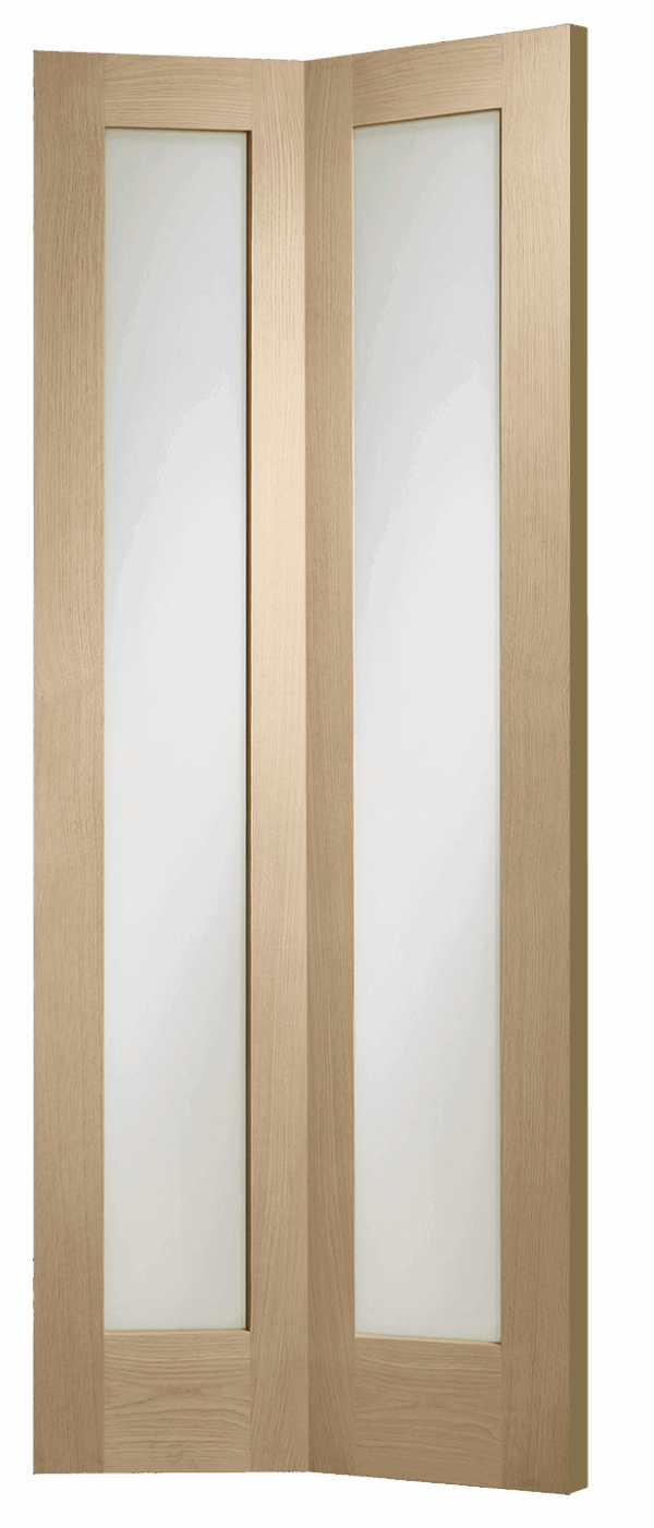 Internal Oak Pattern 10 Bi-Fold with Clear Glass - Image 9